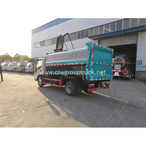 7-8CBM Side loading compressed garbage truck